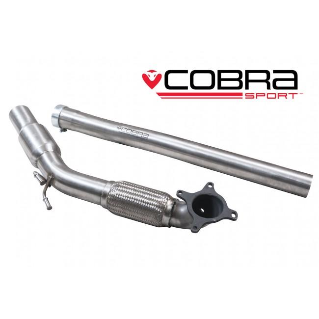 Cobra sport vw golf r (mk6) 2. 0 tsi (5k) (09-12) sports cat/de-cat front downpipe exhaust 3 Cobra sport vw golf r (mk6) 2. 0 tsi (5k) (09-12) sports cat/de-cat front downpipe exhaust - image 3