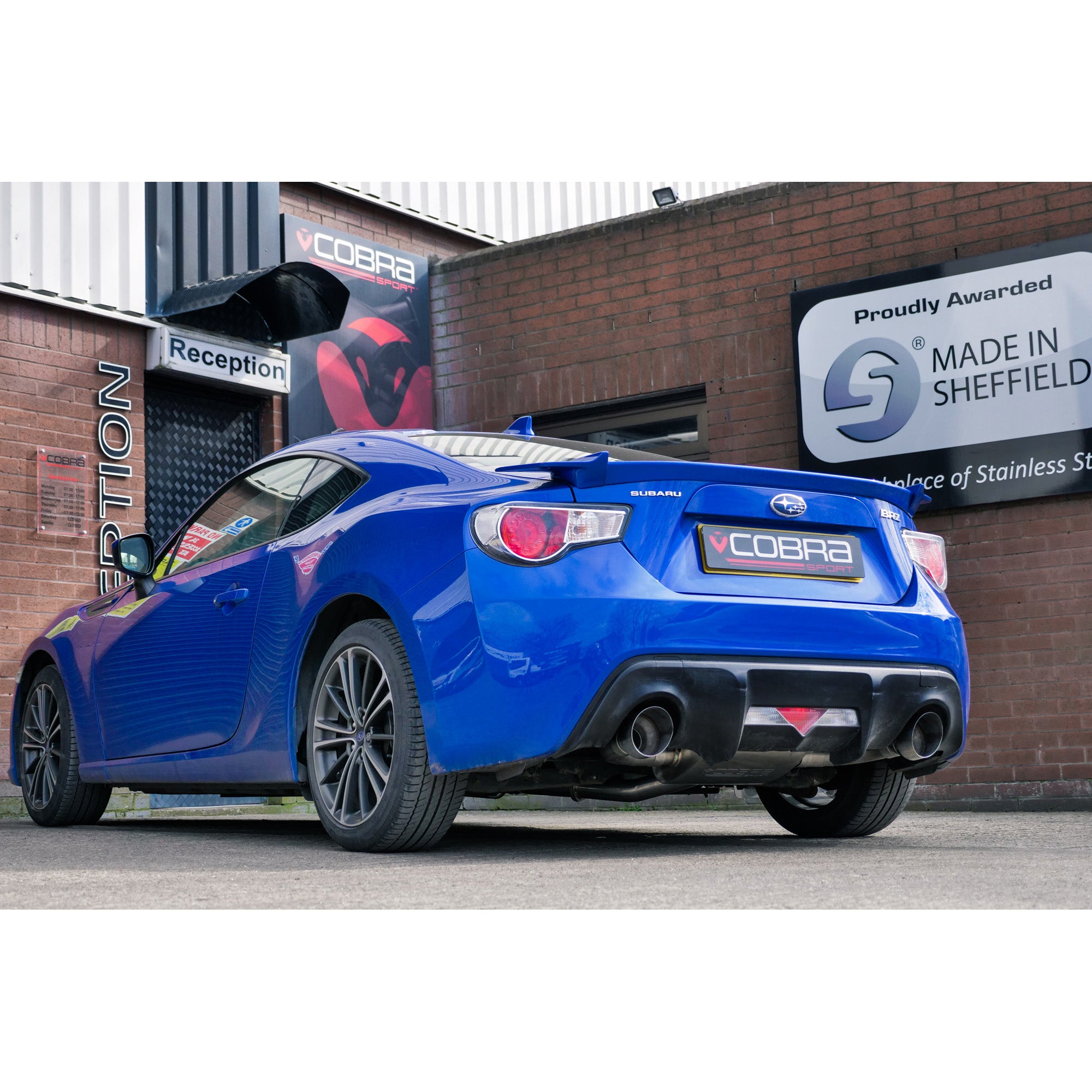 Cobra sport subaru brz (12>) cat back exhaust 7 Cobra sport subaru brz (12>) cat back exhaust - image 7