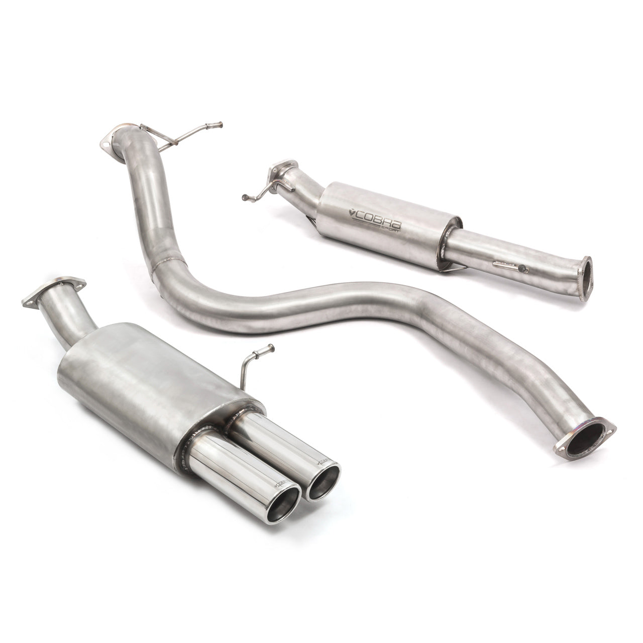 Cobra sport ford fiesta (mk7) st 180/200 (3") cat back exhaust 1 Cobra sport ford fiesta (mk7) st 180/200 (3") cat back exhaust