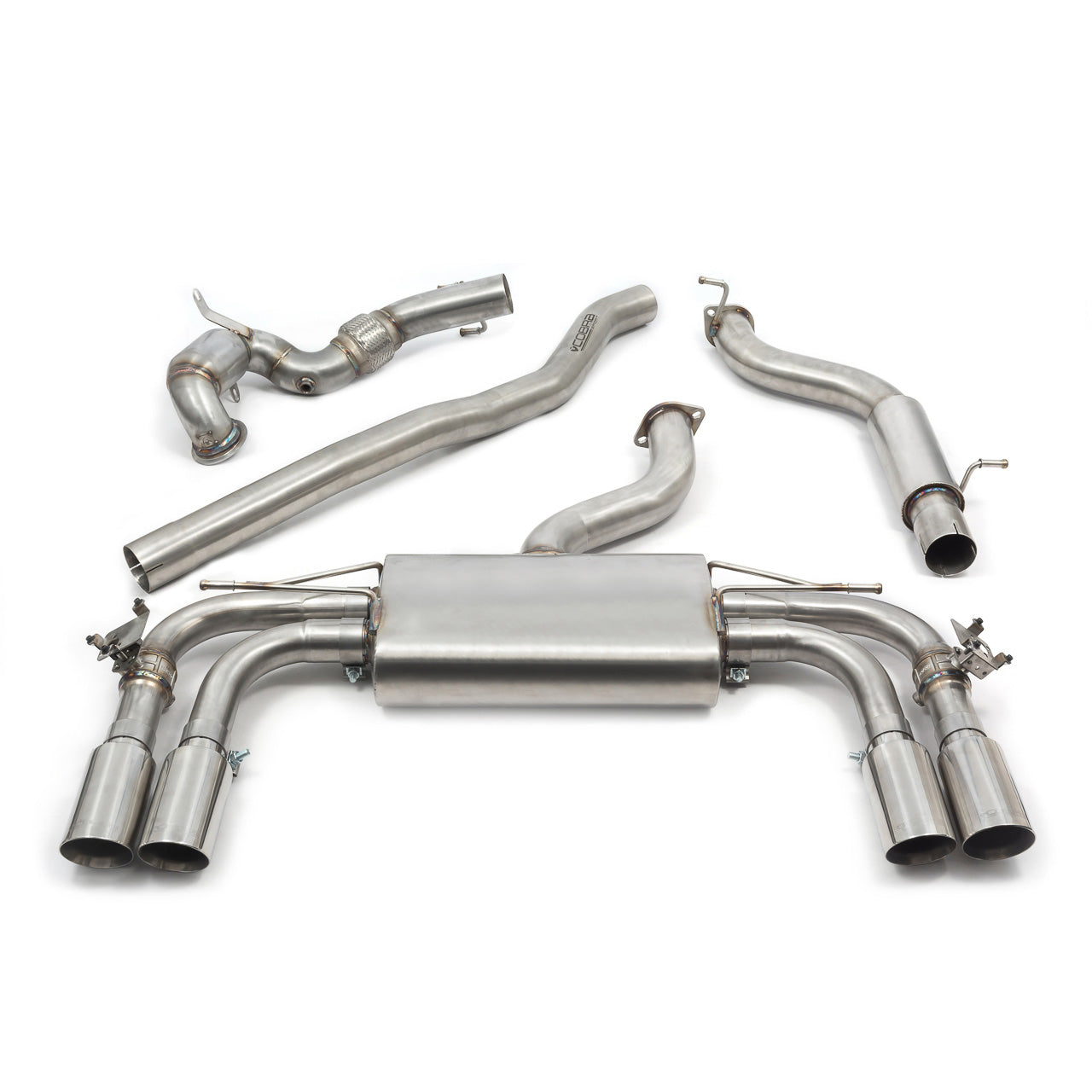 Cobra sport audi s3 (8v) 5 door sportback (valved) (13-18) turbo back exhaust 1 Cobra sport audi s3 (8v) 5 door sportback (valved) (13-18) turbo back exhaust