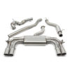 Cobra sport audi s3 (8v) 3 door (valved) (13-17) turbo back exhaust