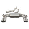 Cobra sport audi s3 (8v) 3 door (valved) (13-17) cat back exhaust