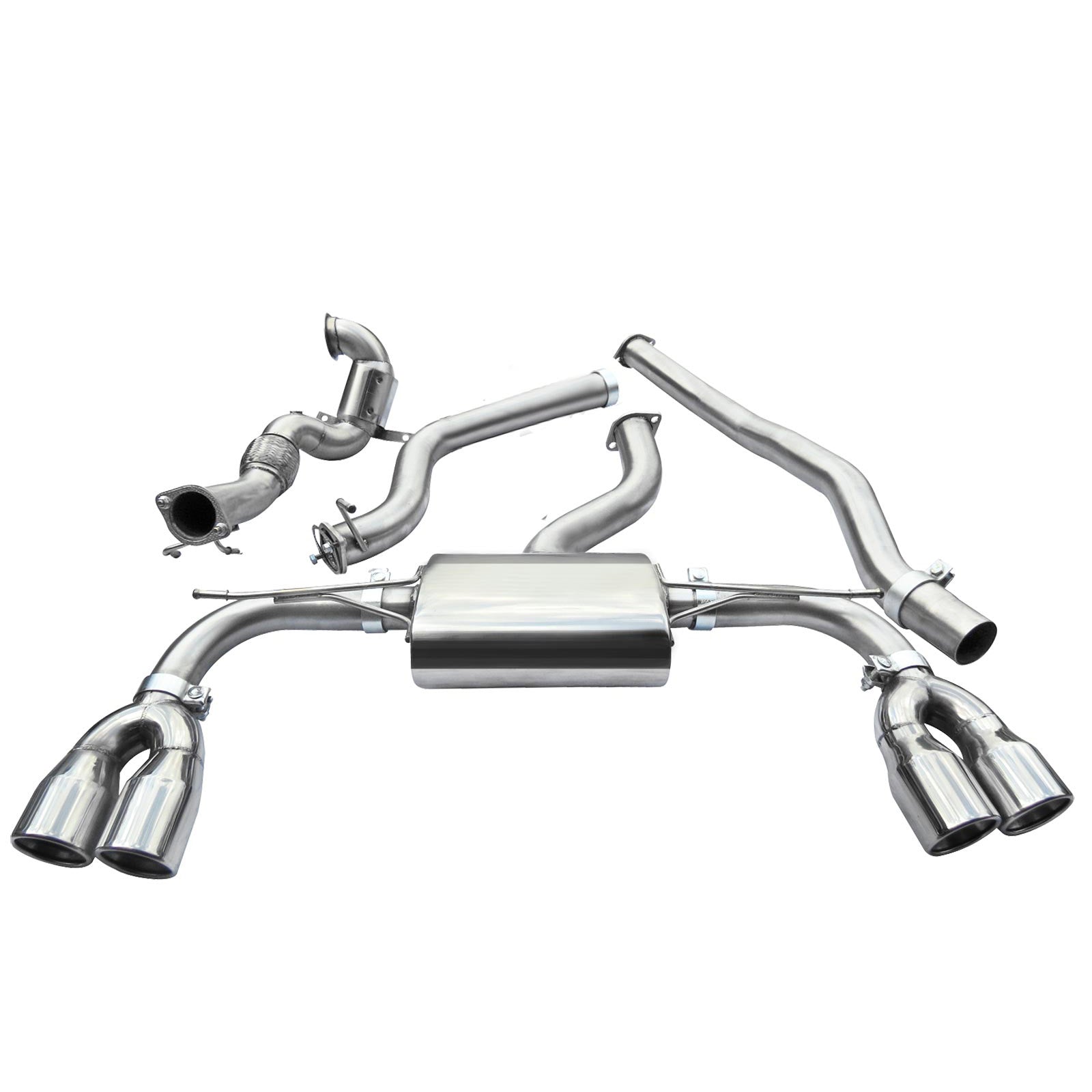 Cobra sport audi s3 (8v) saloon (non-valved) (13-18) turbo back exhaust 14 Cobra sport audi s3 (8v) saloon (non-valved) (13-18) turbo back exhaust - image 14