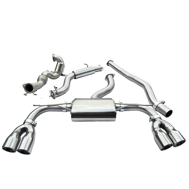 Cobra sport audi s3 (8v) 3 door (non-valved) (13-17) turbo back exhaust 1 Cobra sport audi s3 (8v) 3 door (non-valved) (13-17) turbo back exhaust