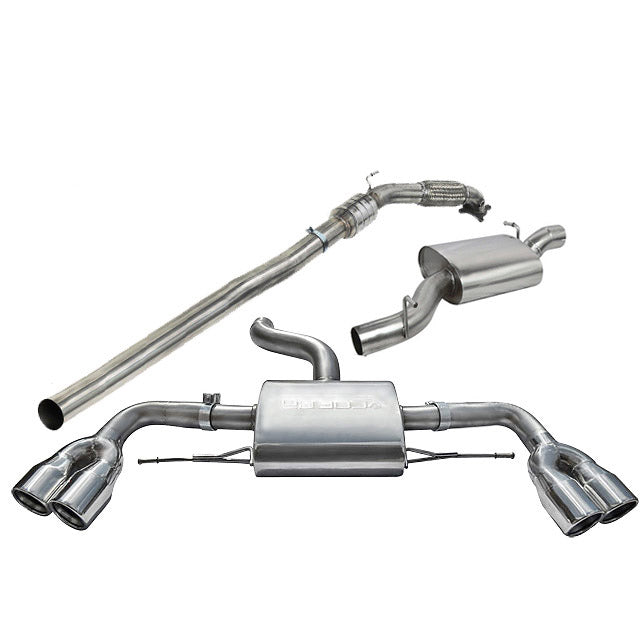 Cobra sport audi tts (mk2) quattro turbo back exhaust 1 Cobra sport audi tts (mk2) quattro turbo back exhaust
