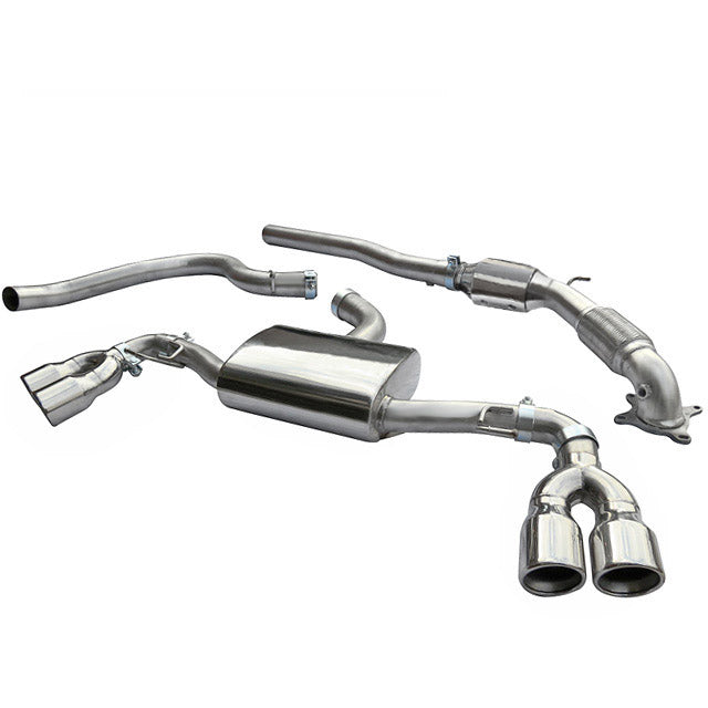 Cobra sport audi tt (mk2) 1. 8/2. 0 tfsi (2wd) (2007-11) turbo back exhaust 1 Cobra sport audi tt (mk2) 1. 8/2. 0 tfsi (2wd) (2007-11) turbo back exhaust