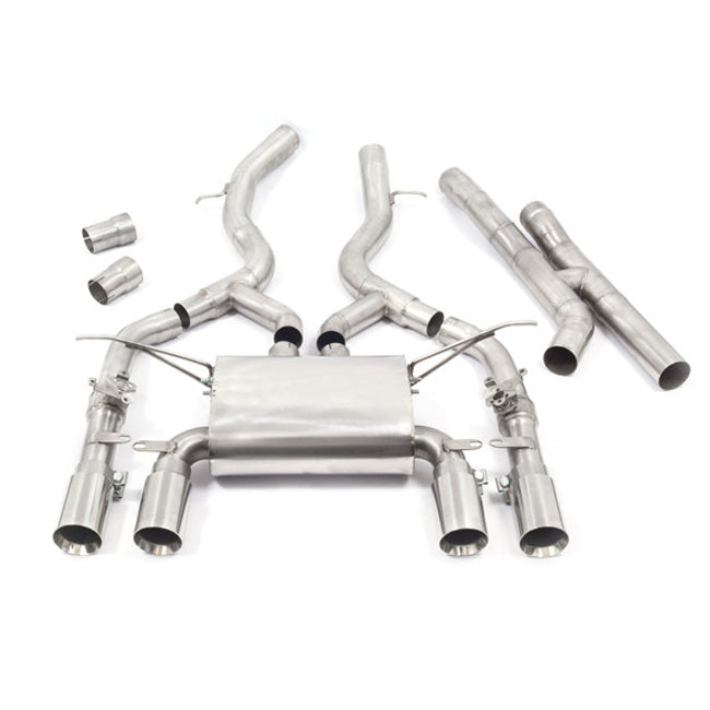 Cobra sport bmw m3 (f80) 3" valved secondary cat back exhaust 1 Cobra sport bmw m3 (f80) 3" valved secondary cat back exhaust