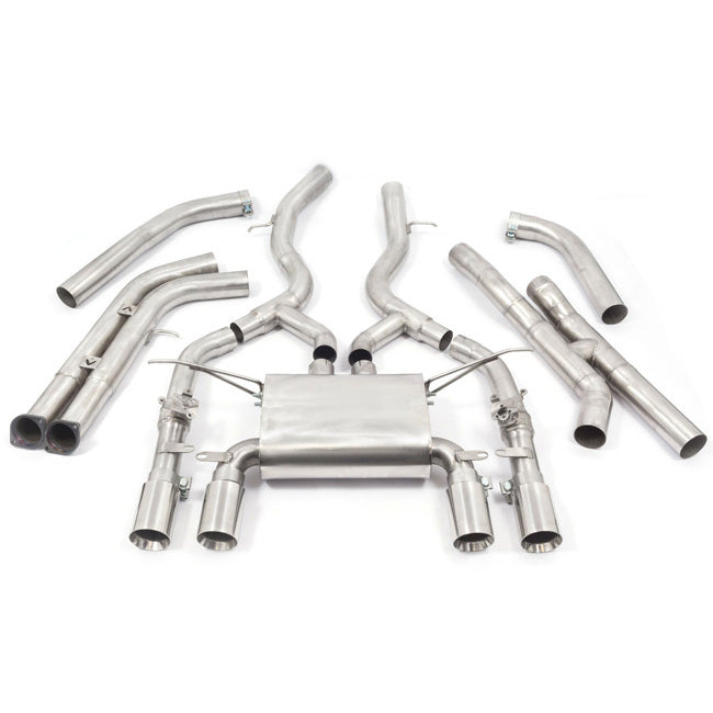 Cobra sport bmw m3 (f80) 3" valved primary cat back exhaust 1 Cobra sport bmw m3 (f80) 3" valved primary cat back exhaust
