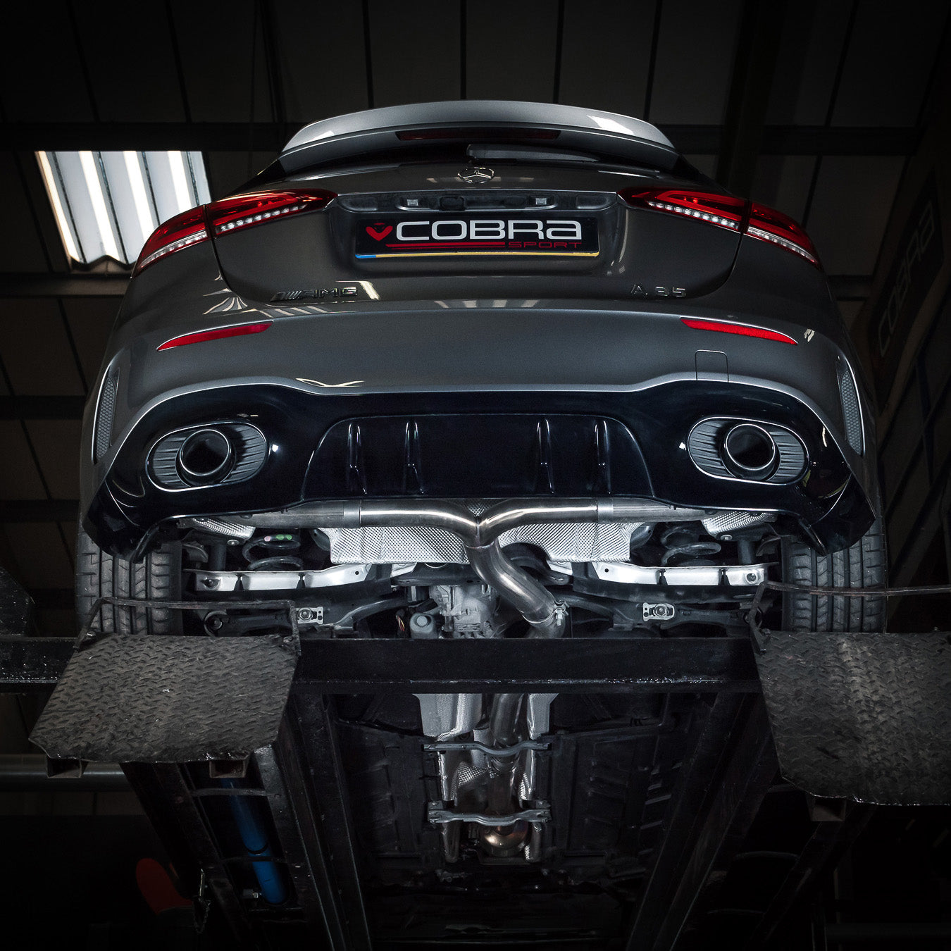 Cobra sport mercedes-amg a 35 gpf back box delete race rear exhaust 2 Cobra sport mercedes-amg a 35 gpf back box delete race rear exhaust - image 2