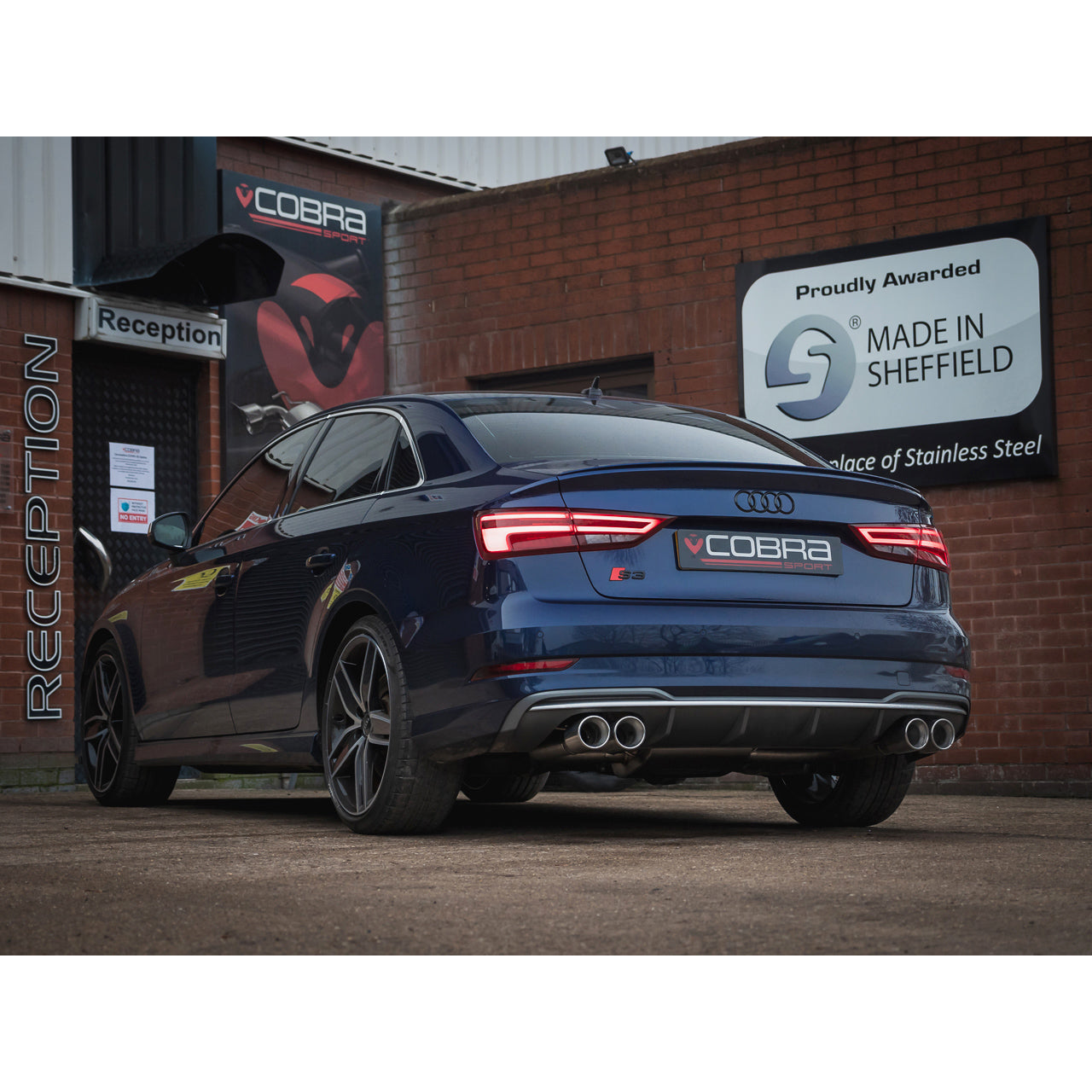 Cobra sport audi s3 (8v facelift) (19-20) (gpf models) saloon (valved) gpf back exhaust 6 Cobra sport audi s3 (8v facelift) (19-20) (gpf models) saloon (valved) gpf back exhaust - image 6