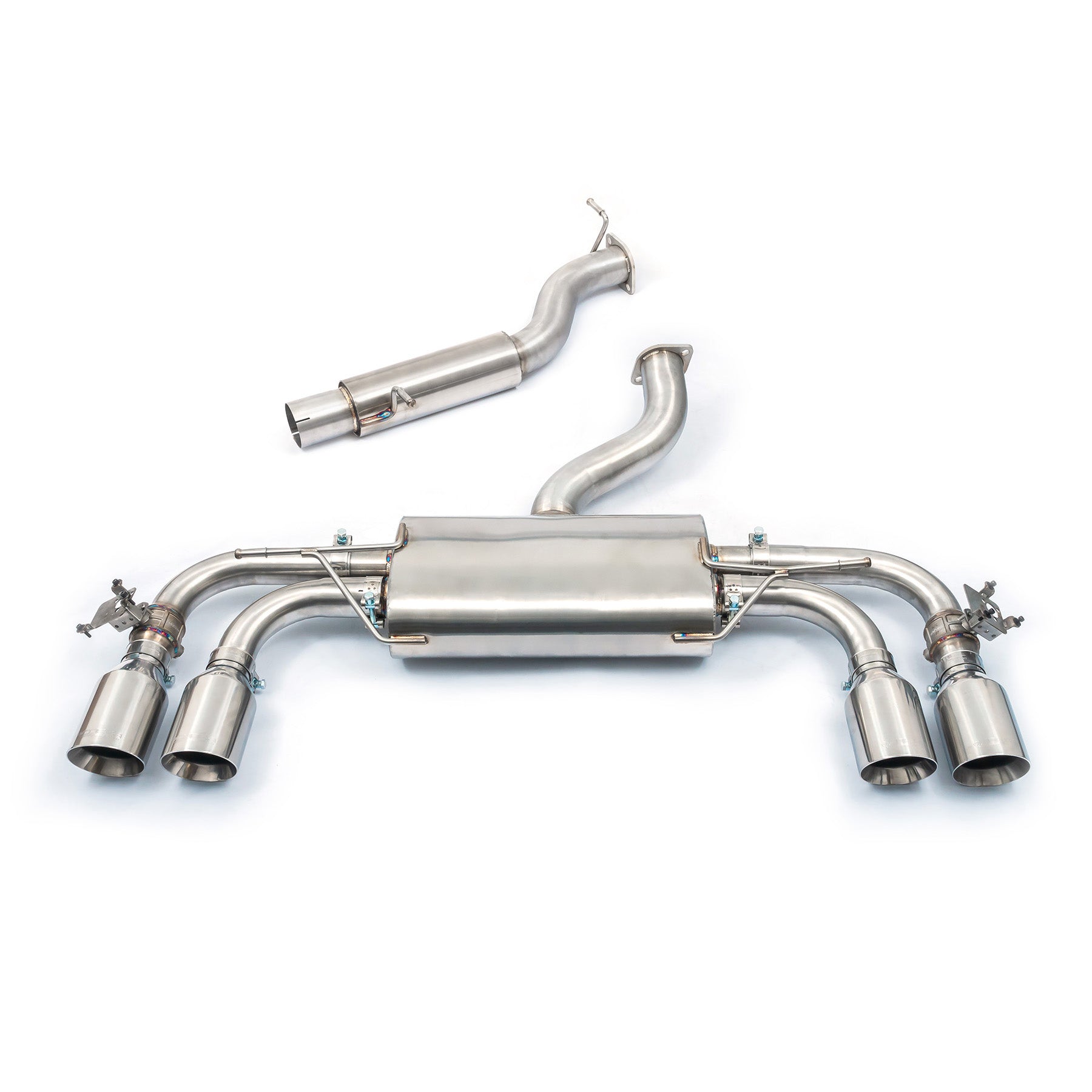 Cobra sport vw golf r (mk8) 2. 0 tsi (21>) gpf back exhaust 1 Cobra sport vw golf r (mk8) 2. 0 tsi (21>) gpf back exhaust