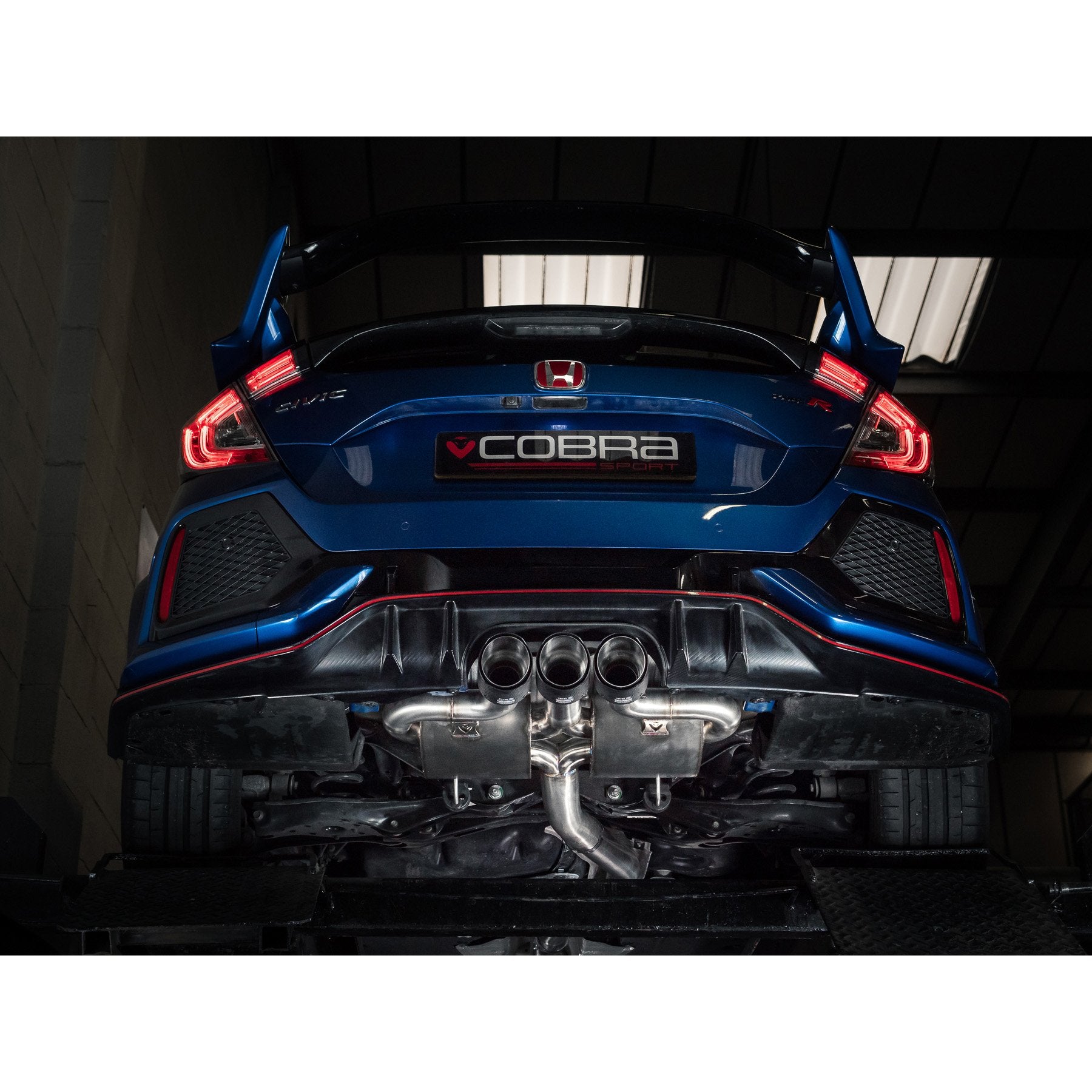 Cobra sport honda civic type r (fk8) rhd (pre-gpf) turbo back exhaust 7 Cobra sport honda civic type r (fk8) rhd (pre-gpf) turbo back exhaust - image 7
