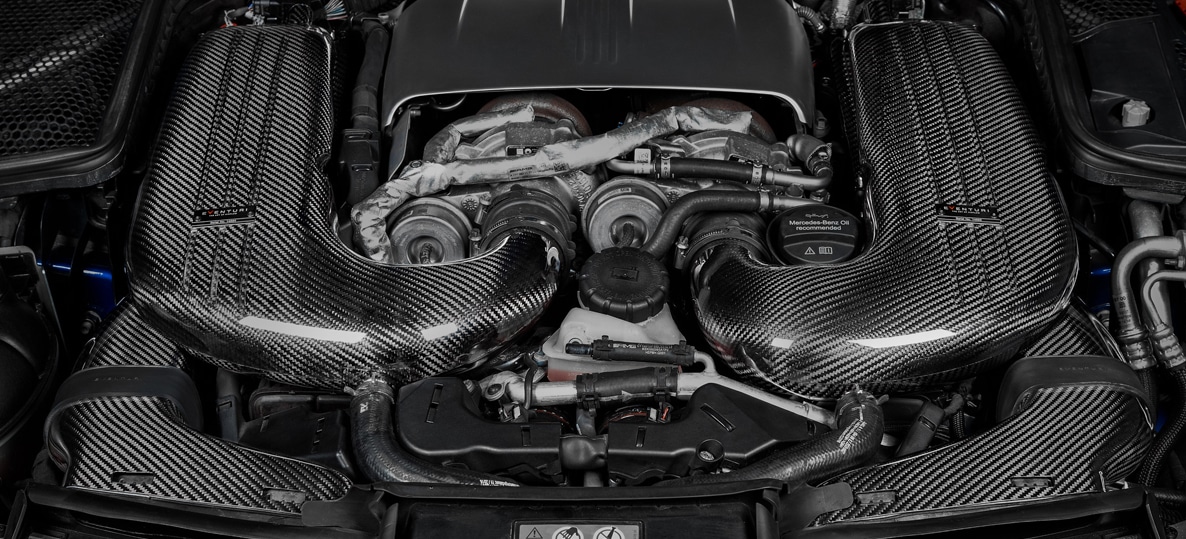Eventuri mercedes c63 amg (w205) carbon fibre air intake 2 Eventuri mercedes c63 amg (w205) carbon fibre air intake - image 2