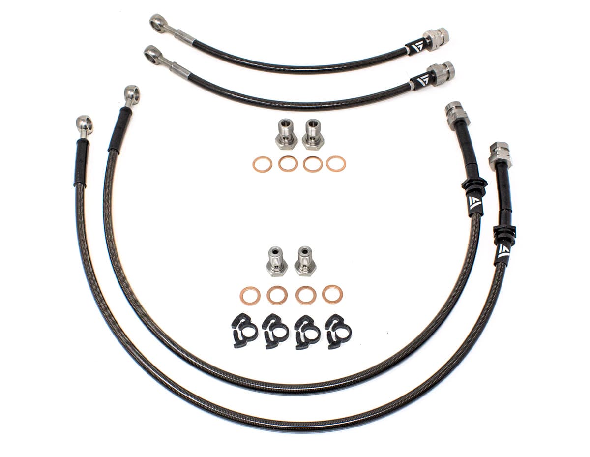 Vagsport braided brake lines seat mk3/3. 5 leon cupra 2013-2020 (all handbrakes) 1 Vagsport braided brake lines seat mk3/3. 5 leon cupra 2013-2020 (all handbrakes)
