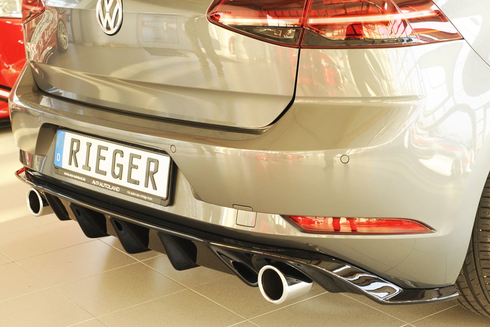 Rieger vw golf mk7. 5 gti rear diffuser - gloss black (2017+) - 00088160 3 Rieger vw golf mk7. 5 gti rear diffuser - gloss black (2017+) - 00088160 - image 3