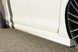 Rieger VW Golf Mk7 'R'/R-Line (Pre-facelift 2012-16) Side Skirt Extensions (Pair) - Satin Black - 00059571+00059572
