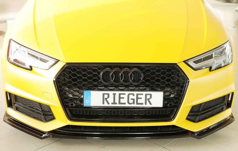 Rieger audi s4 (b9/f4) & a4 s-line front splitter (2015-2018) 2 Rieger audi s4 (b9/f4) & a4 s-line front splitter (2015-2018) - image 2