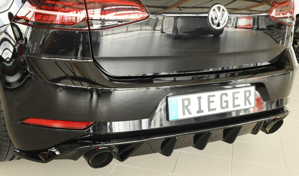 Rieger vw golf mk7. 5 gti rear diffuser - gloss black (2017+) - 00088160 1 Rieger vw golf mk7. 5 gti rear diffuser - gloss black (2017+) - 00088160