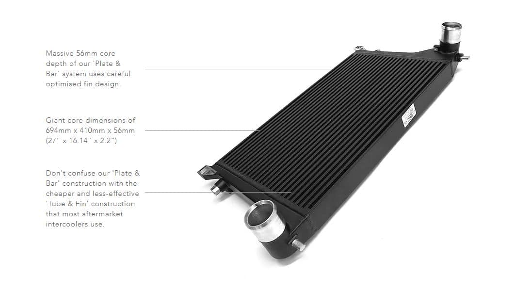 Racingline mqb intercooler system golf r, s3/tts, leon cupra and octavia - vwr14g700