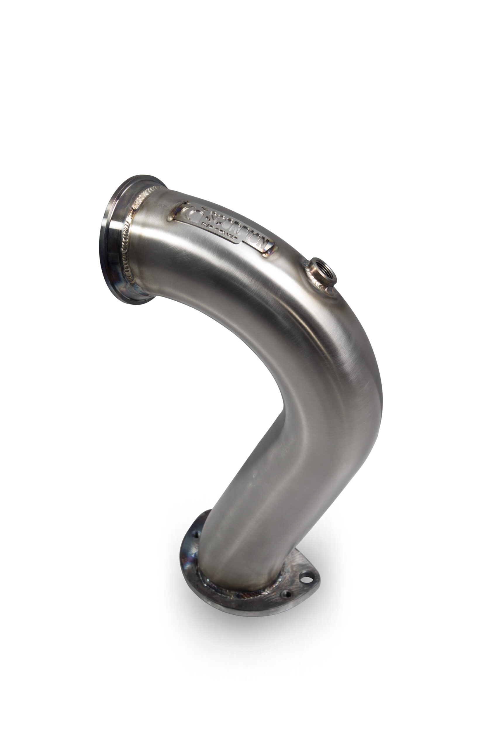 Scorpion fiat 500/595 abarth 1. 4 (garrett turbo) downpipe 1 Sftc006 de-cat downpipe