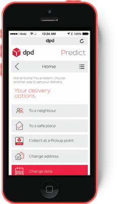 Delivery information 3 Dpd predict