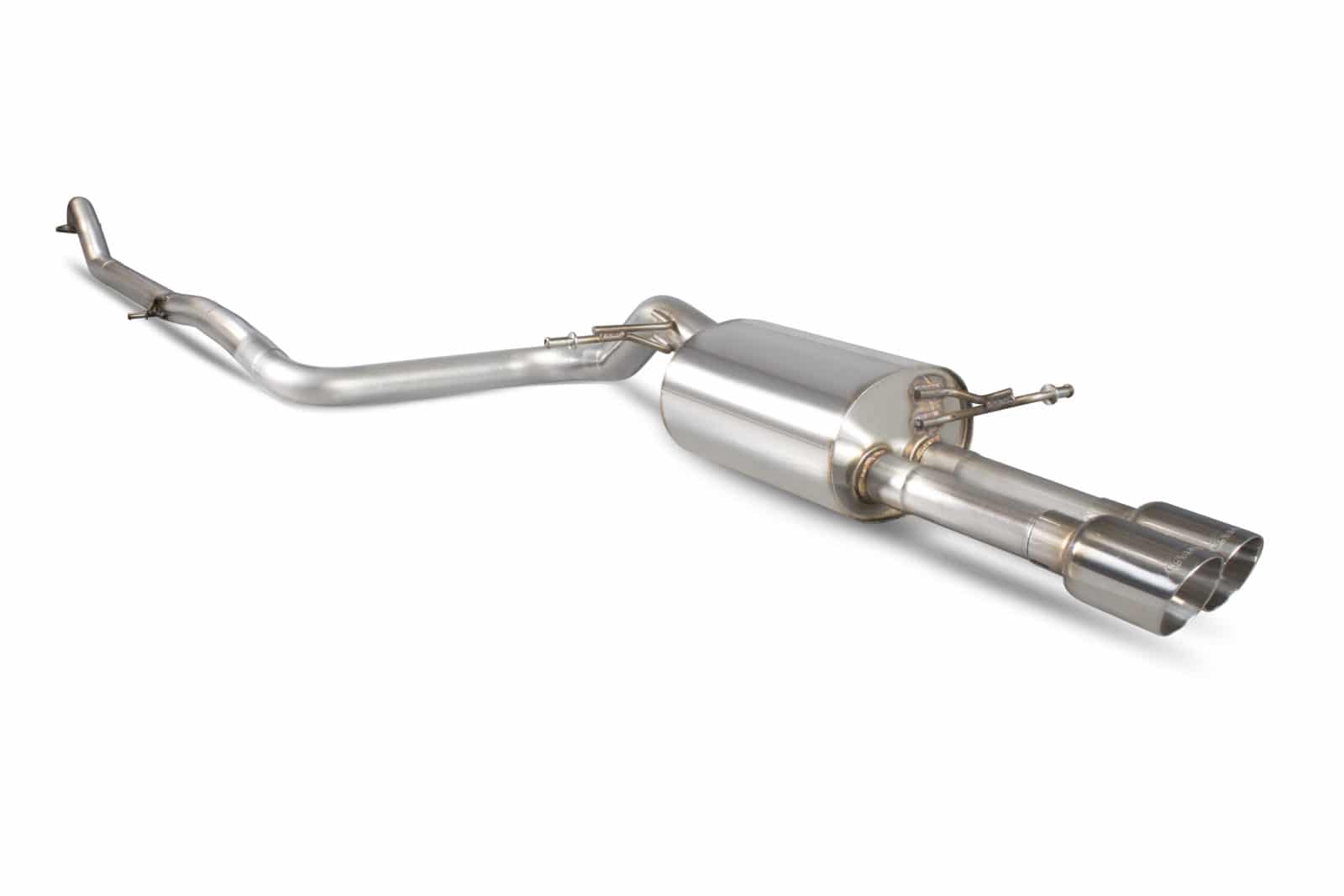 Scorpion ford fiesta ecoboost 1. 0t 100,125 & 140 ps cat-back exhaust 1 Sco-75 non-resonated cat-back system