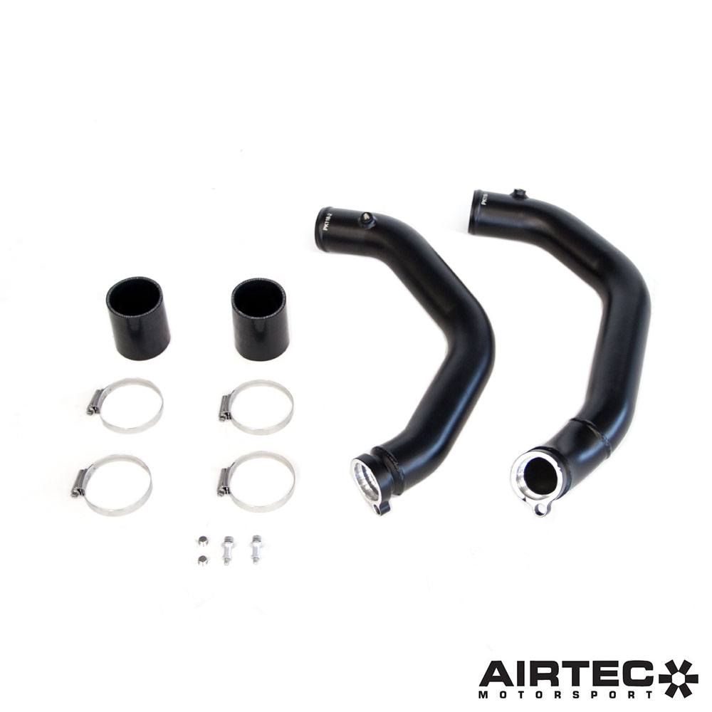 Airtec motorsport hot side charge pipes for bmw m3, m4, and m2 comp 1 Airtec motorport part atmsbmw1