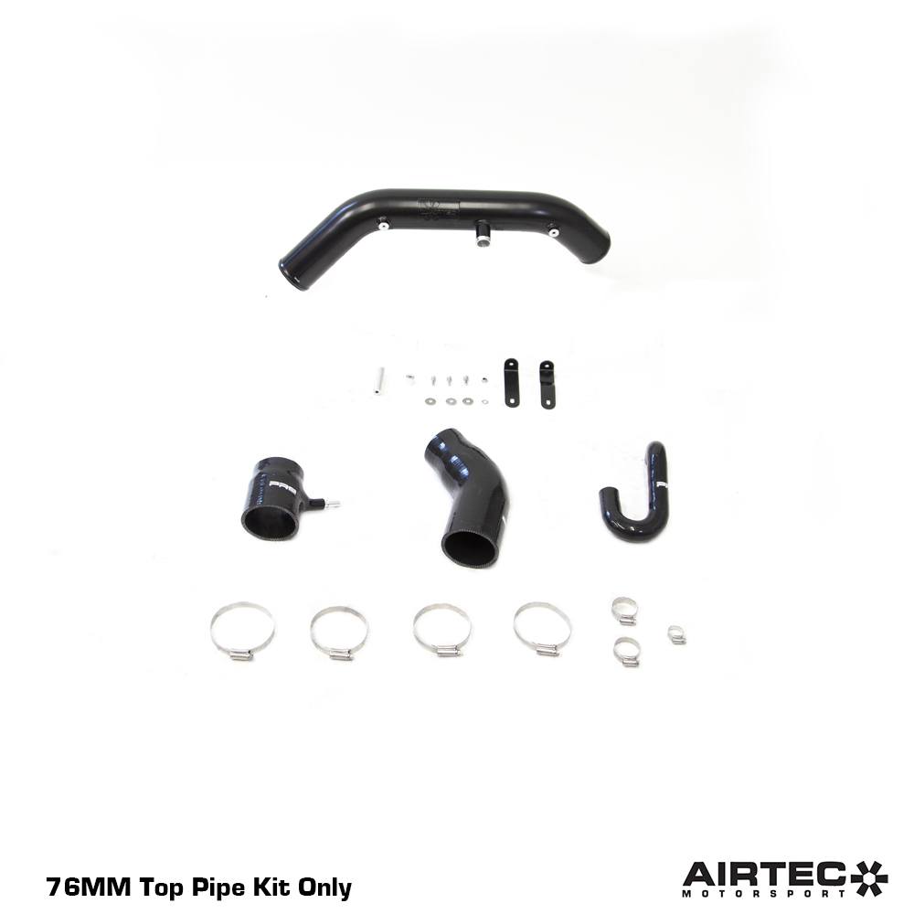Airtec motorsport rs-style 76mm top induction pipe for fiesta st180 1 Airtec motorport part atmsfo131