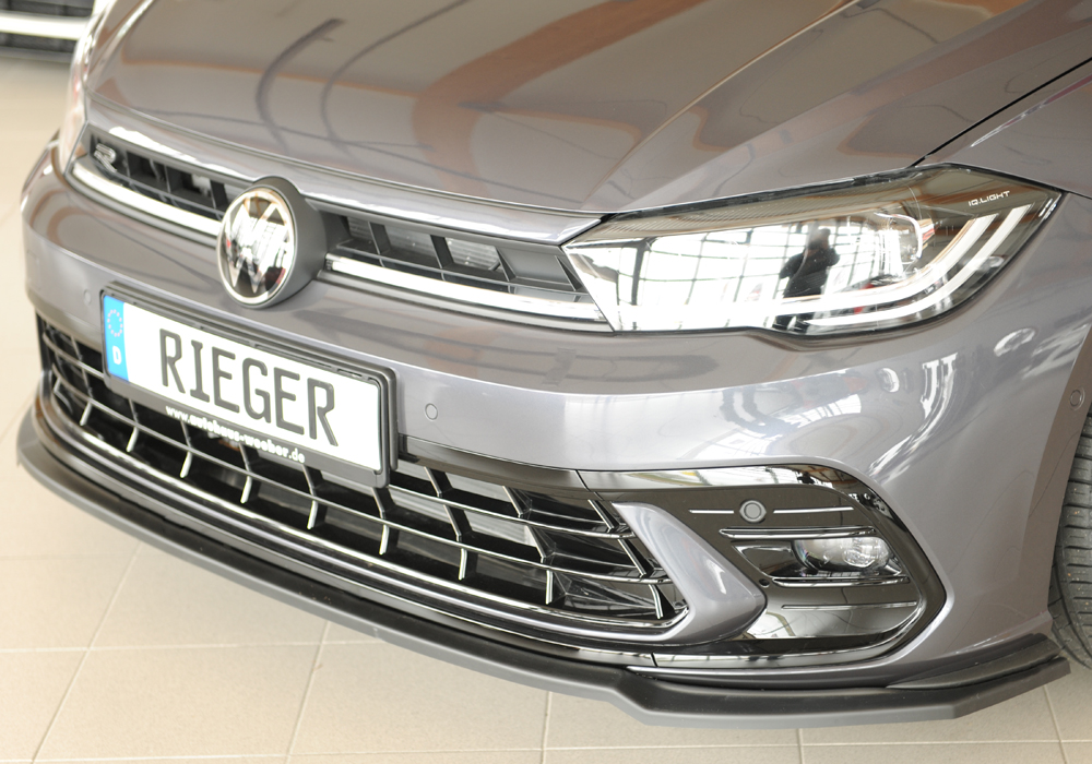 Rieger vw polo aw gti/r-line facelift front splitter 1 Rieger vw polo aw gti/r-line facelift front splitter