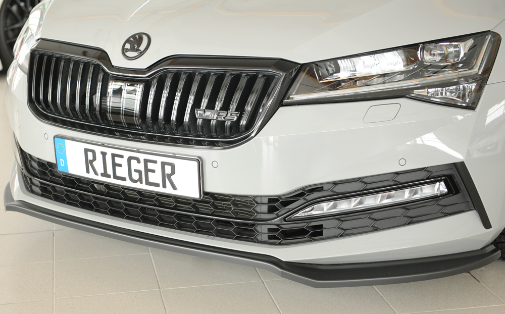 Rieger skoda superb (3v) sportline facelift front splitter 8 Rieger skoda superb (3v) sportline facelift front splitter - image 8