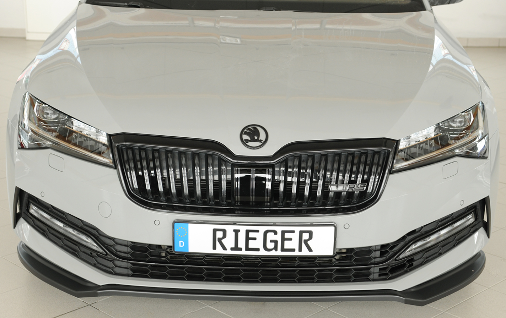 Rieger skoda superb (3v) sportline facelift front splitter 6 Rieger skoda superb (3v) sportline facelift front splitter - image 6