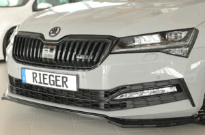 Rieger Skoda Superb (3V) Sportline Facelift Front Splitter