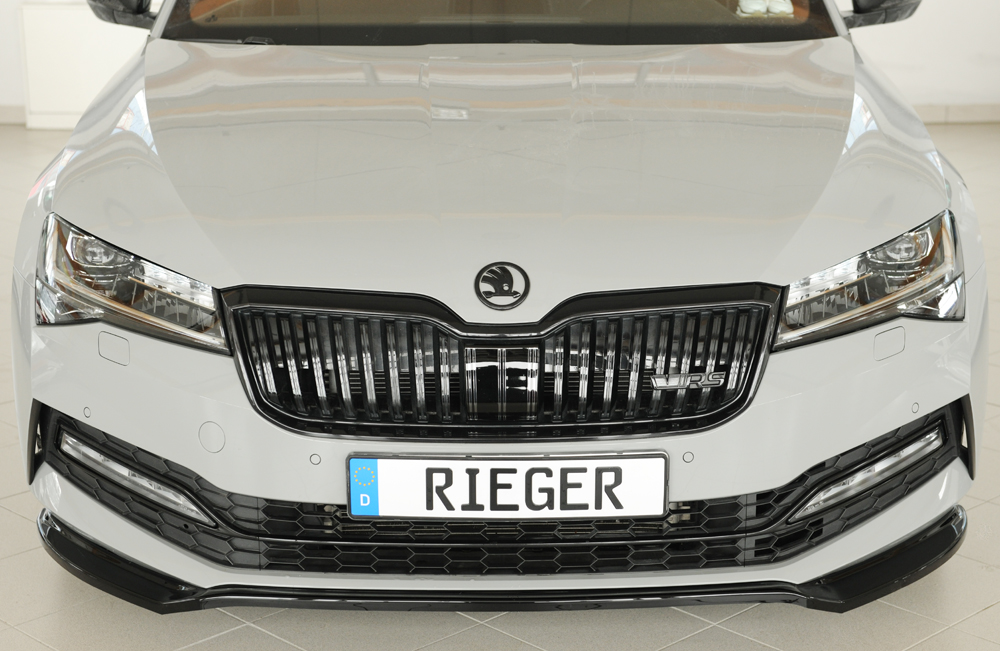 Rieger skoda superb (3v) sportline facelift front splitter 2 Rieger skoda superb (3v) sportline facelift front splitter - image 2