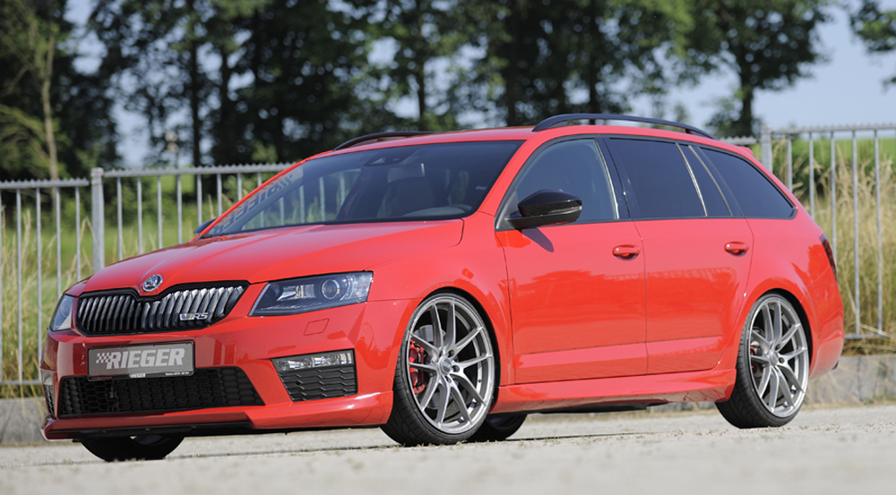Rieger skoda octavia vrs (5e) prefacelift front lip 5 Rieger skoda octavia vrs (5e) prefacelift front lip - image 5