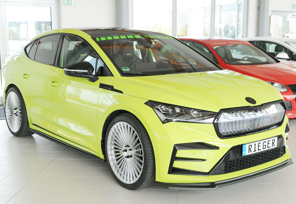 Rieger skoda enyaq vrs front splitter 2 Rieger skoda enyaq vrs front splitter - image 2