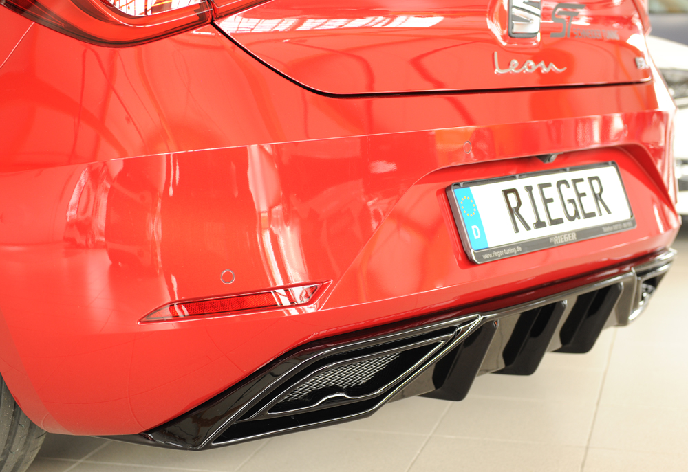 Rieger seat leon (kl) rear diffuser 1 Rieger seat leon (kl) rear diffuser
