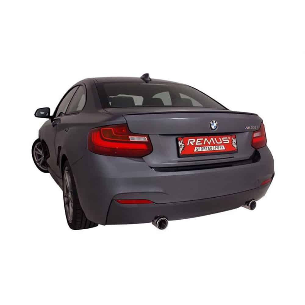 Remus bmw m235i (f22/f23) racing cat-back exhaust 1 Remus bmw m235i (f22/f23) racing cat-back exhaust