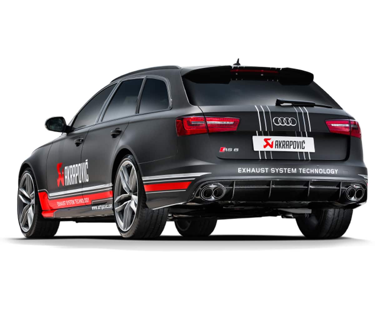 Akrapovič audi rs6 (c7) avant evolution line titanium exhaust system 4 Akrapovič audi rs6 (c7) avant evolution line titanium exhaust system - image 4