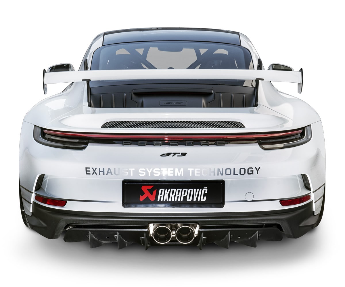 Akrapovič porsche 911 (992) gt3/gt3 touring race line titanium exhaust system 3 Akrapovič porsche 911 (992) gt3/gt3 touring race line titanium exhaust system - image 3