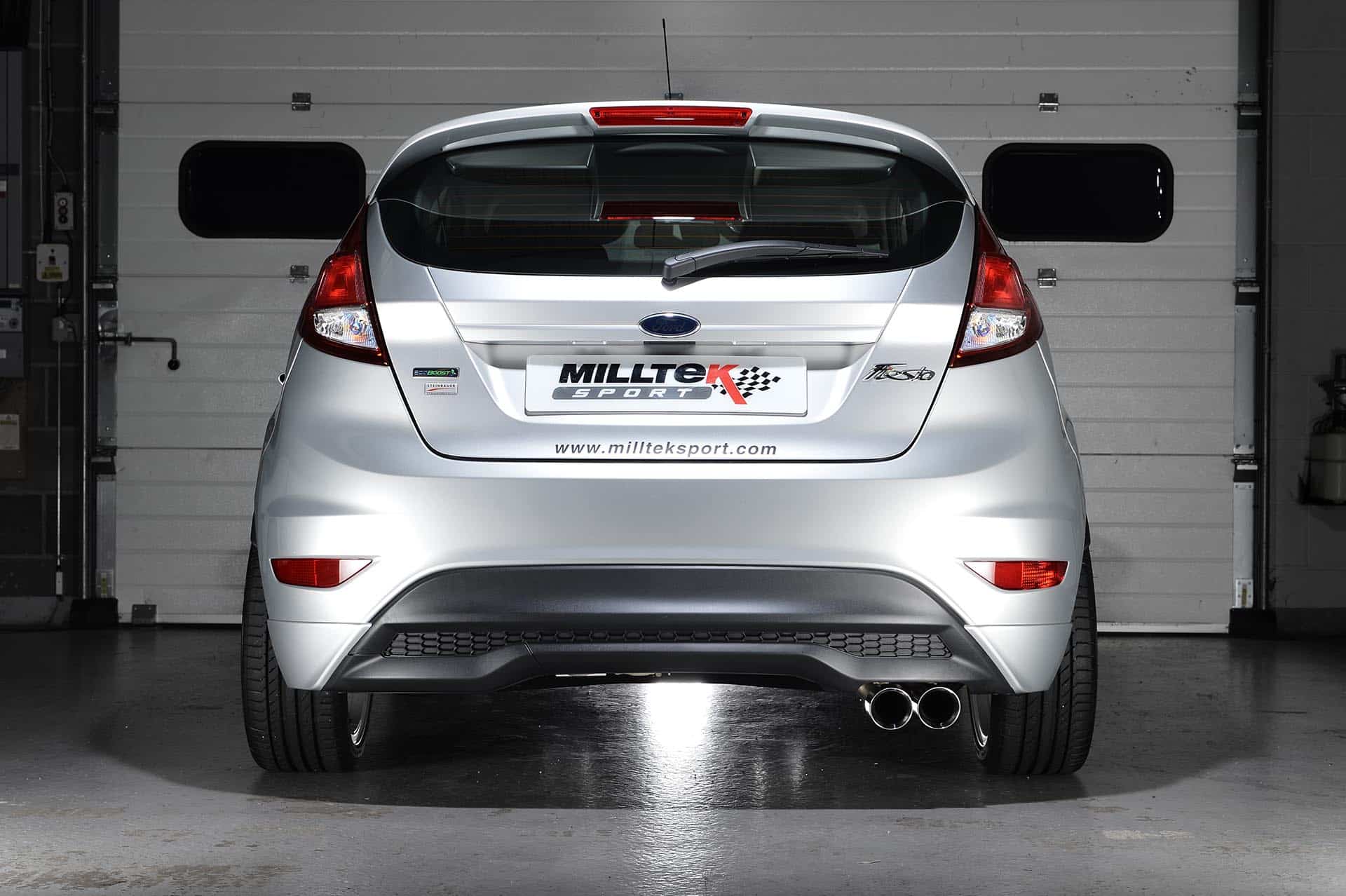 Milltek sport ford fiesta mk7/7. 5 1. 0t ecoboost (2013-2017) cat-back exhaust 2 Milltek sport ford fiesta mk7/7. 5 1. 0t ecoboost (2013-2017) cat-back exhaust - image 2