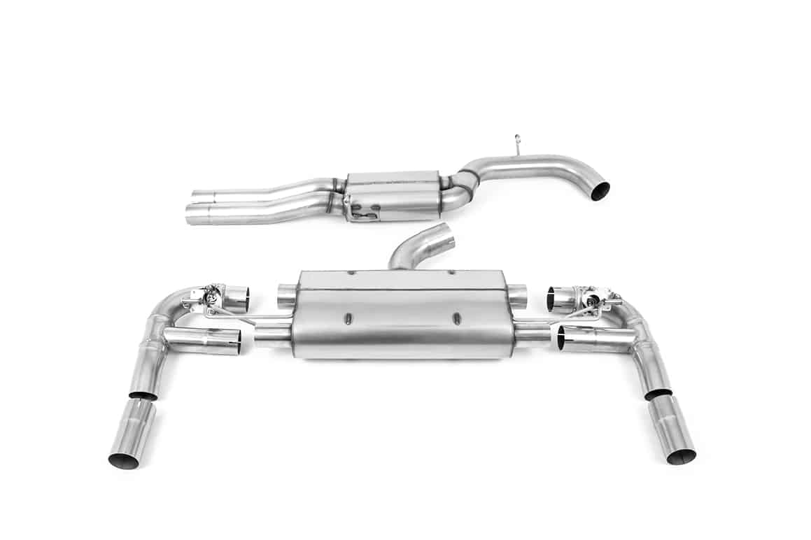 Milltek sport audi rs3 (8v) saloon 80mm cat/gpf-back exhaust 2 Milltek sport audi rs3 (8v) saloon 80mm cat/gpf-back exhaust - image 2