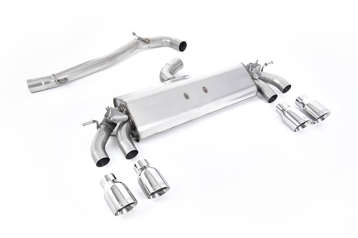Milltek sport vw golf mk7. 5 r cat/gpf-back exhaust 1 Milltek sport vw golf mk7. 5 r cat/gpf-back exhaust