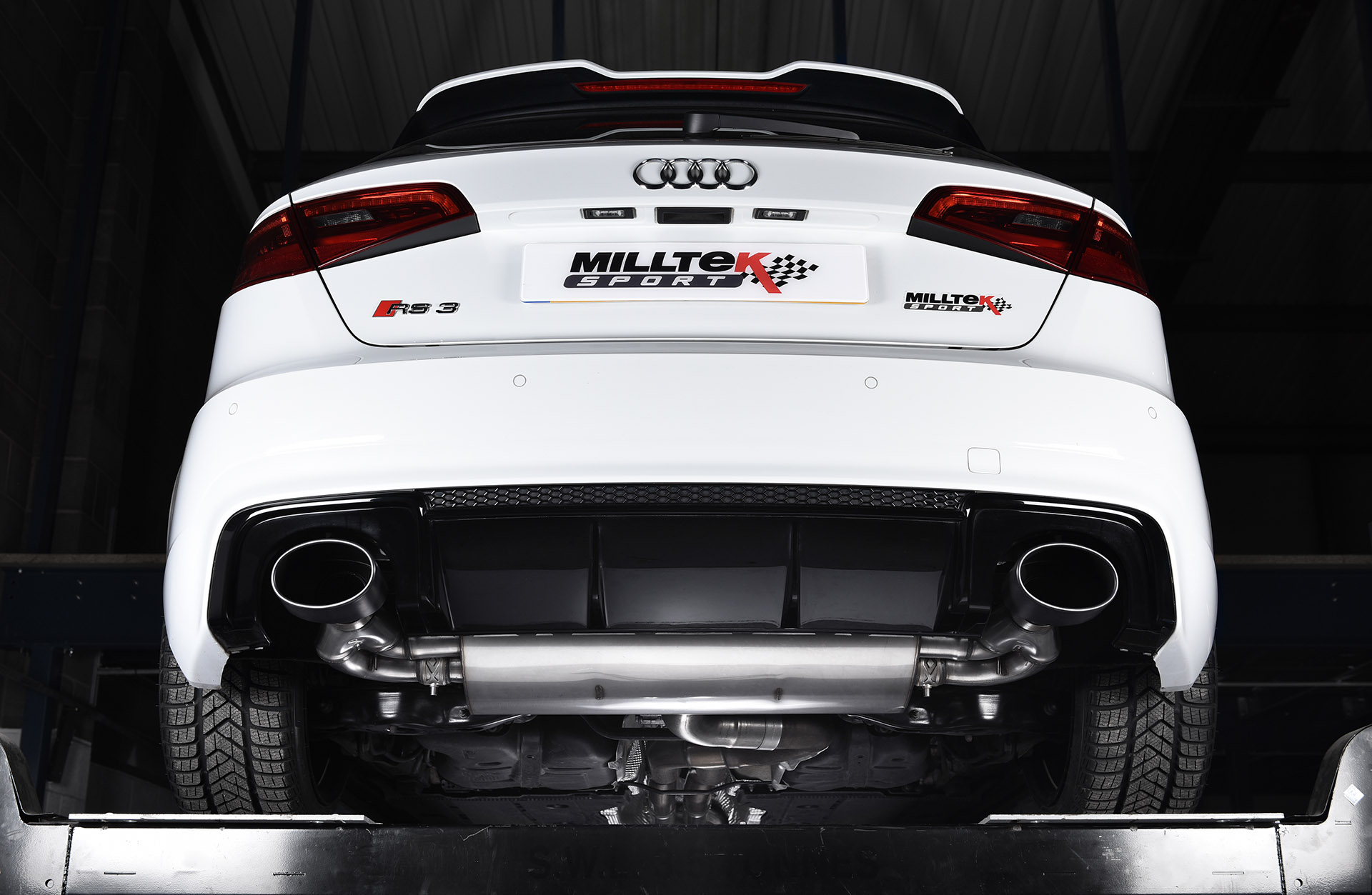 Milltek sport audi rs3 (8v) pre-facelift 80mm cat-back exhaust 4 Milltek sport audi rs3 (8v) pre-facelift 80mm cat-back exhaust - image 4