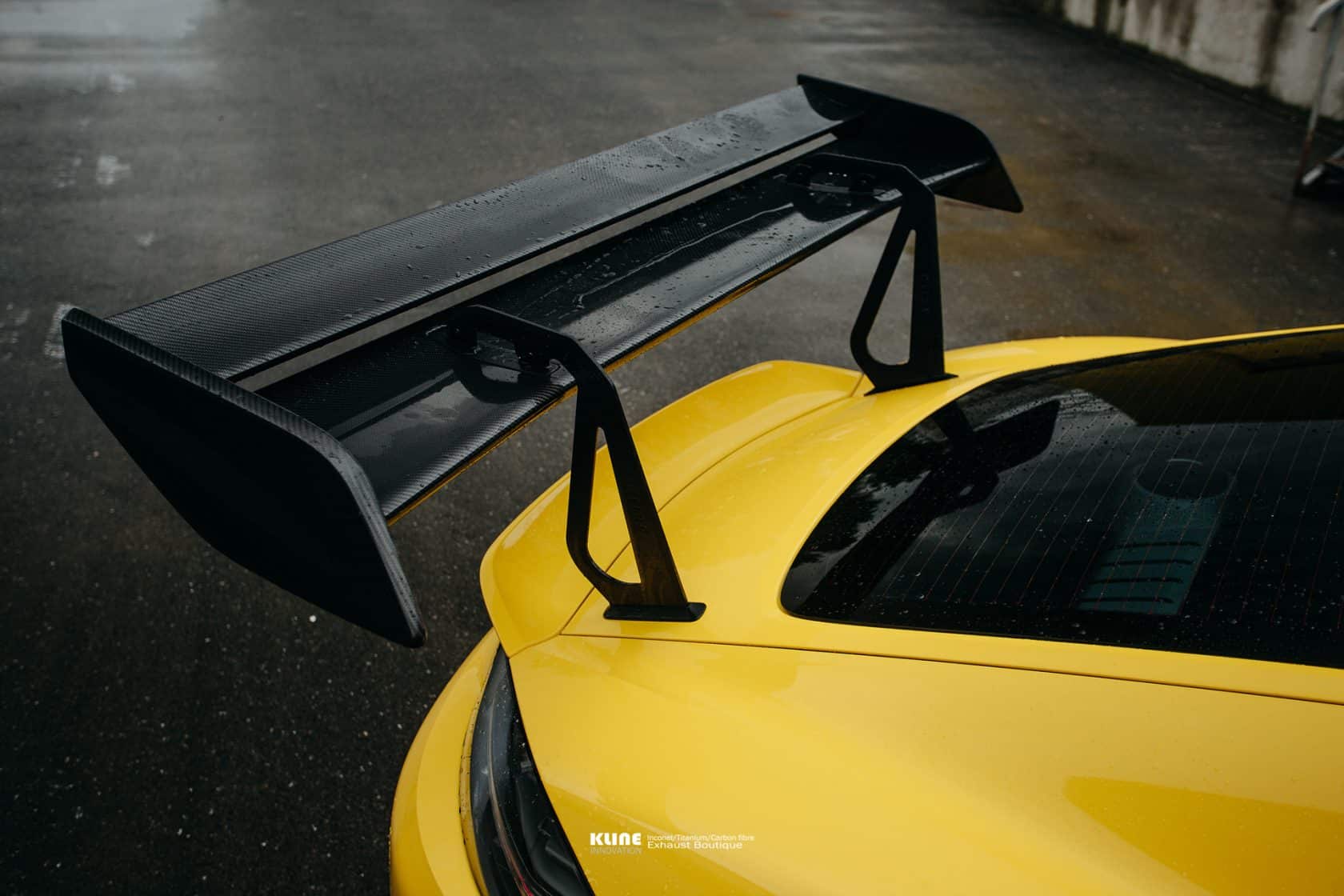 Kline porsche 718 gt4 lm carbon fibre wing