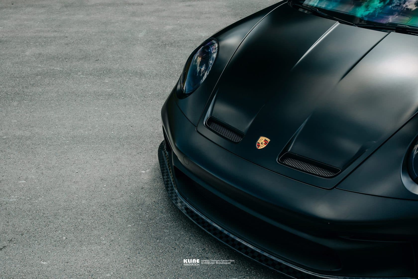 Kline porsche 992 gt3 carbon fibre front splitter