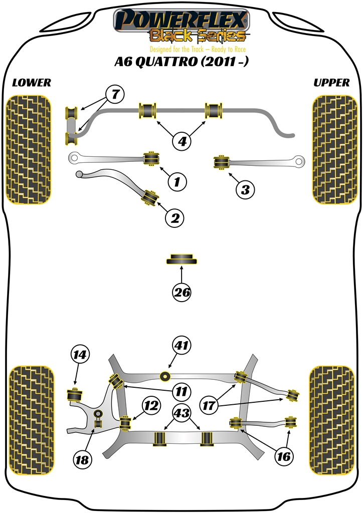 Powerflex road series transmission mount insert (petrol) (1 required) - pff3-726 3 Powerflex road series transmission mount insert (petrol) (1 required) - pff3-726 - image 3