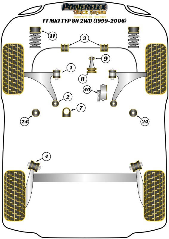 Powerflex road series magnetic jack pad adaptor (1 required) - pf3-1662 3 Powerflex road series magnetic jack pad adaptor (1 required) - pf3-1662 - image 3