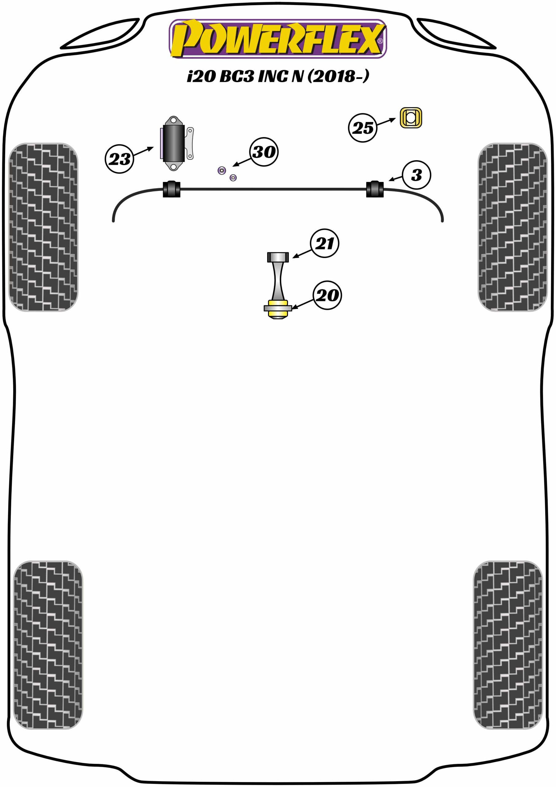 Powerflex road series gear shift cable bush kit (1 required) - pff26-130 2 Powerflex road series gear shift cable bush kit (1 required) - pff26-130 - image 2