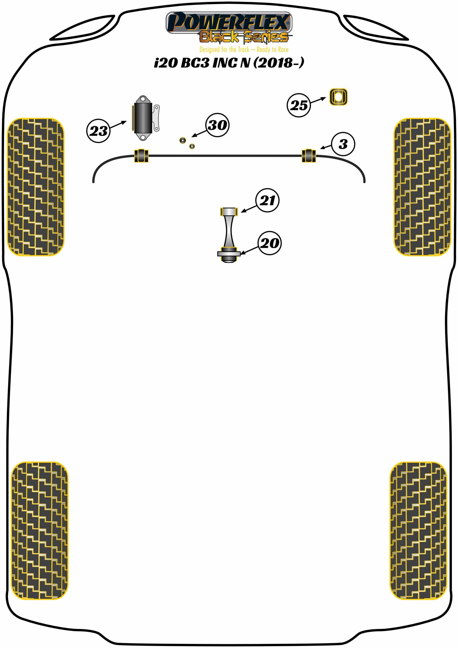 Powerflex road series gear shift cable bush kit (1 required) - pff26-130 3 Powerflex road series gear shift cable bush kit (1 required) - pff26-130 - image 3