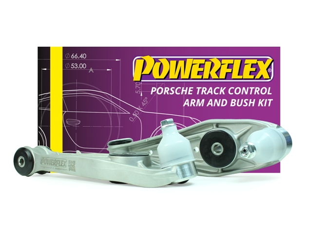 Powerflex black series track control arm & bush kit (2 required) - pf57k-1001blk 1 Powerflex black series track control arm & bush kit (2 required) - pf57k-1001blk